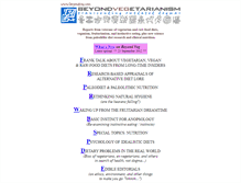 Tablet Screenshot of beyondveg.com